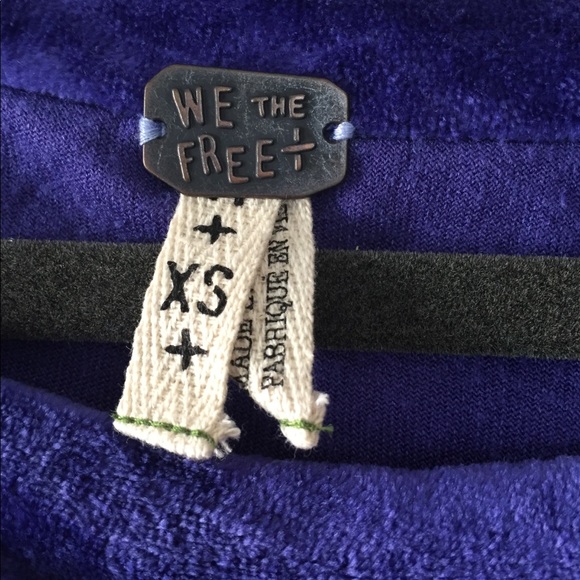 We The Free// Free People Purple Long Sleeve - Picture 2 of 3